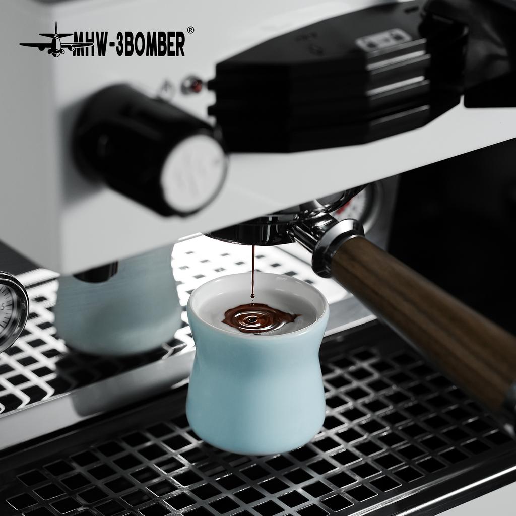 MHW-3BOMBER 150ml Ceramic Cup Tea Mugs Ceramic Espresso Cups for Latte Art Cocoa Cappuccino Cafe Bar Tool Kitchen Accessories