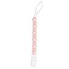 Baby Pacifier Clips Silicone One Piece Beads Pacifier Strap Leash Holder for Baby Shower Birthday