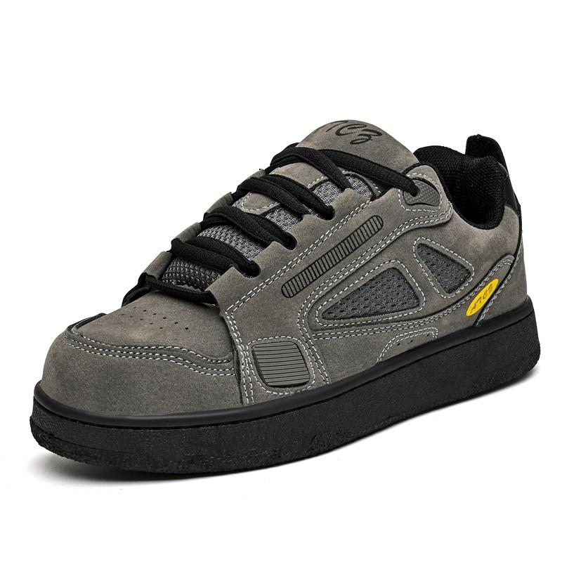 Unisex Retro Color Block Sneakers Cold Cemented Low Top Casual Walking Street Shoes for School Travel Daily Wear Sizes 36-44
