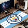 Коврик для мыши Man City, Большой игровой коврик для стола, Нескользящий XXL коврик для мыши для ноутбука и планшета, Игровой коврик для мини-ПК со прошитыми краями