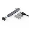 Многопортовый USB 3.0 3.1 Type C хаб с 4 USB-разветвителем, OTG-адаптером для ПК Xiaomi Lenovo и других компьютерных аксессуаров