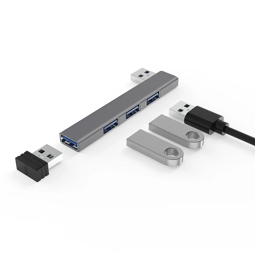 Многопортовый USB 3.0 3.1 Type C хаб с 4 USB-разветвителем, OTG-адаптером для ПК Xiaomi Lenovo и других компьютерных аксессуаров