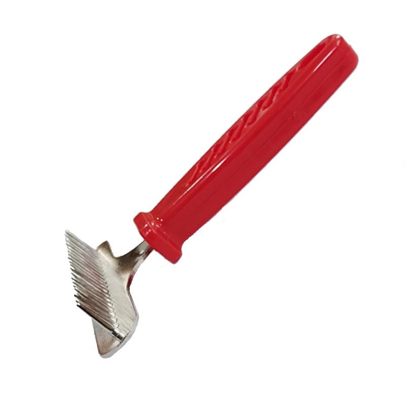 Расческа-грабли для груминга питомцев из нержавеющей стали и расческа для удаления шерсти для кошек