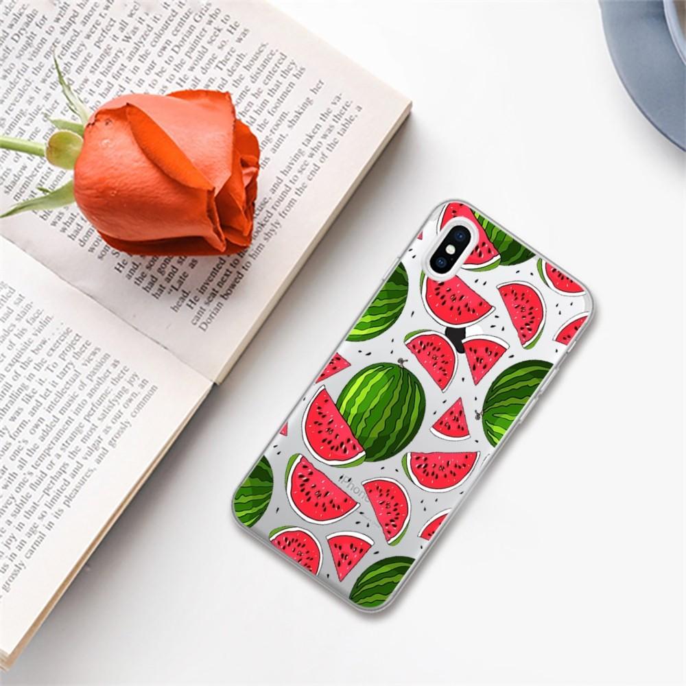 Чехол для телефона с рисунком арбуза для iPhone 16 15 8 7 6 6S Plus X SE XR XS 14 11 12 13 Mini Pro Max Мобильный чехол