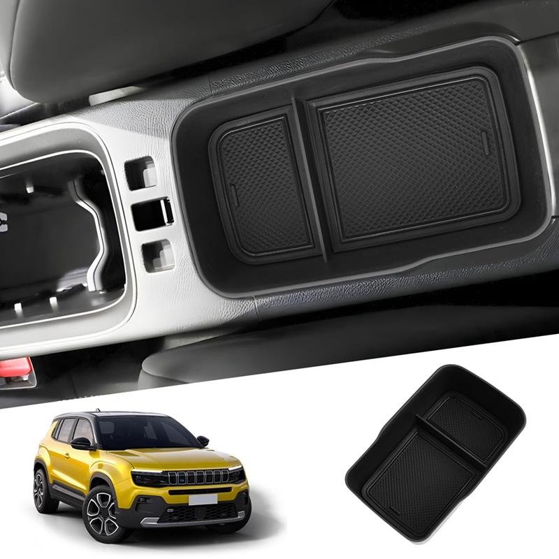 Centre Console Organiser Armrest Storage Box Tray For Jeep Avenger EV 2023 2024 Glove Box Interior Accessories