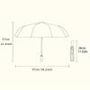 Automatic Folding Umbrella Musical instruments and notes. Portable collapsible design, casual outdoor accessory, for all seaso