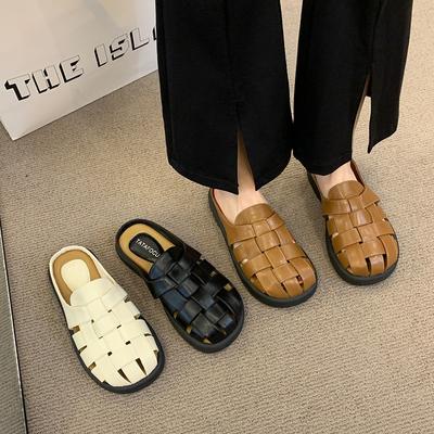 Летняя одежда Шлепанцы Винтажные сандалии на платформе Женские