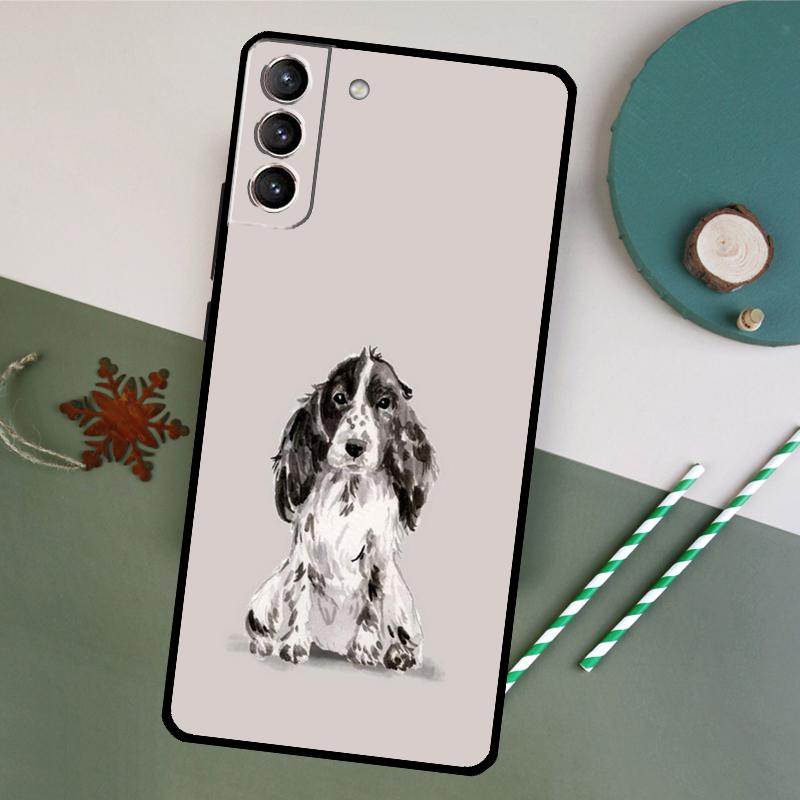 Cartoon Cocker Spaniel Phone Case For Samsung Galaxy S26 S24 Ultra S20 S21 S22 S23 S25 Plus S10 S25 FE Back Cover