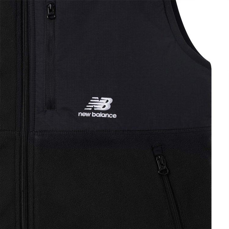 New Balance Жилеты Мужские Черный Стойка Умеренный Другое NJA35011-BK