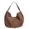 Casual Commuting Large-capacity Canvas Bag Women's 2025 New Lightweight and Versatile Messenger Bag Soft Shoulder Tote Bag