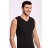 Principle 1009 Black V-Neck Male Undershirt 5 Pieces