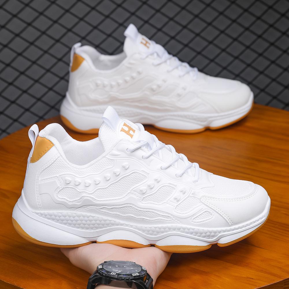 Men's Spring Mesh Sports Shoes Casual 2025 Spring New Trend Breathable Versatile Comfortable Versatile Dad Shoes