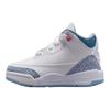 Air 3 Retro TD Белые Кобльт Блаженство Детские Кроссовки Розовое Сияние Футбольно-Серый HQ0782-101