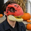Flexible Soft Rubber Dinosaur Mask Realistic Mask, Moving Jaw Costume for Human Latex Animal Headgear Pet, Novelty Cosplay Halloween Theme Party Prank