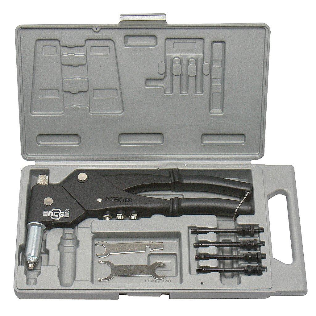 STRAIGHT Riveter Nutter Swivel & Set, Head, 12-755