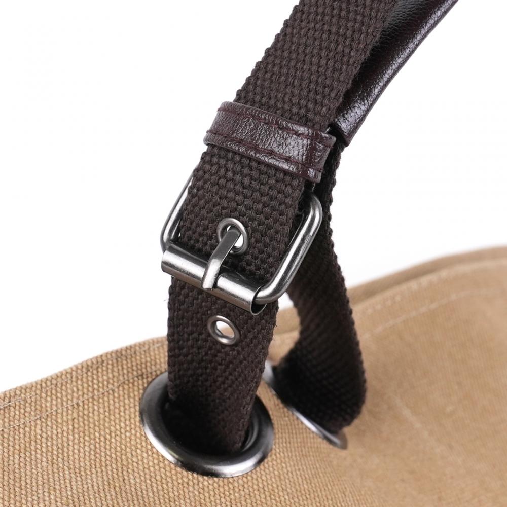 Винтажная холщовая большая сумка, сумка-хобо на плечо в стиле ретро, ​​женская повседневная ручная сумка, сумка через плечо для поездок на работу