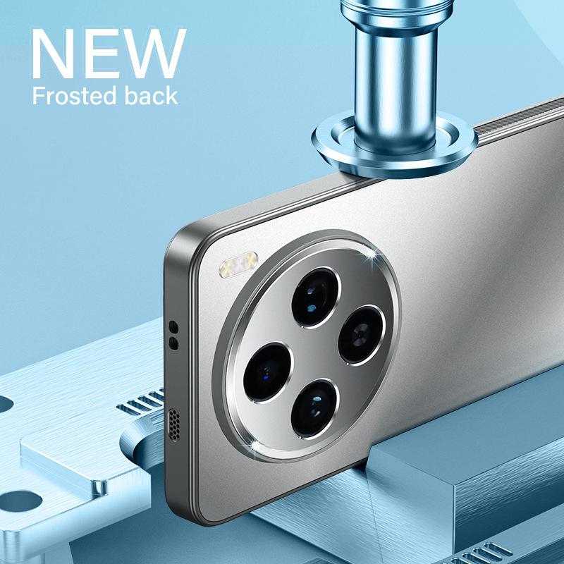 Подходит для матового чехла для мобильного телефона vivoX200Pro S19 двухцветный X100 металлический объектив 18 защитный чехол IQOONEO9