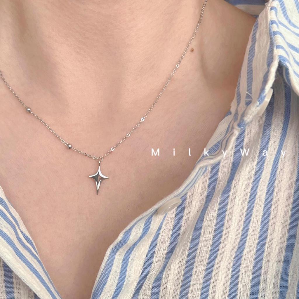 Женское ожерелье со звездами; модное и роскошное украшение в виде цепочки на ключицу.