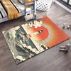 Lighthouse Sunrise Scene Carpet with Ocean Waves and Cloud Design Suitable for use as an anti-slip for living room bedroom sofas