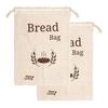 Reusable Bread Bag Eco-friendly Drawstring Design Easy To Clean Homemade Bread Storage Bag Dry Food Storage Organizer