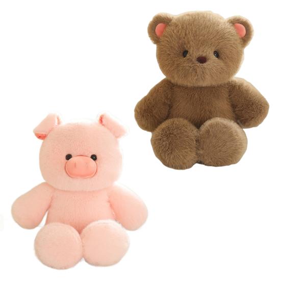 Гигантская свинья мягкая игрушка плюшевая подушка ультрамягкая обнимающая свинья кукла Рождество дни рождения декор комнатный аксессуар