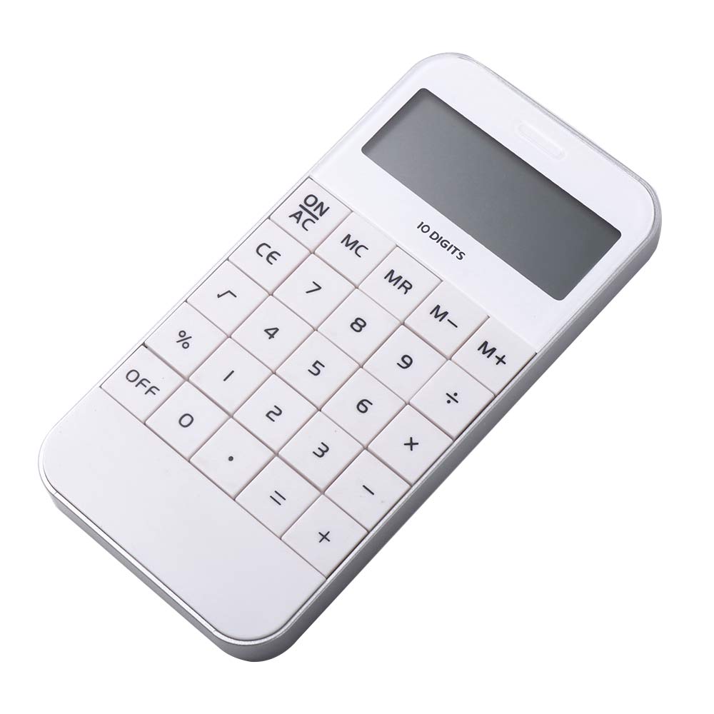 Student School Display Universal Cheap Office Digit Calculator White Electronic Black