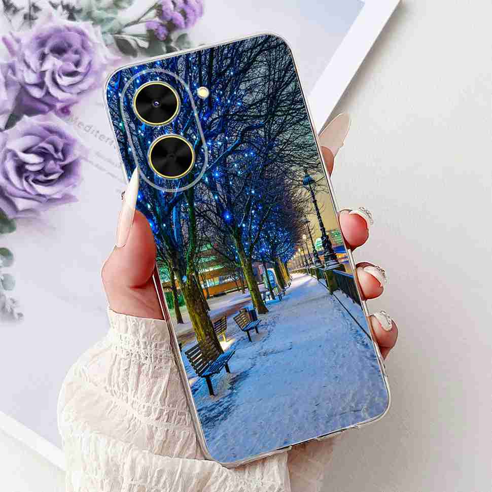 For Xiaomi Redmi A5 NFC Casing Pink Pattern Cover Soft Silicone Phone Case For Redmi A5 RedmiA5 NFC A5NFC 5G Protectors Bumper