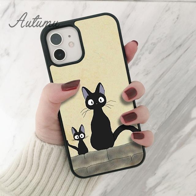 Чехол для телефона Kikis с изображением кота для iPhone 11, 12, 13, 14 Pro Max mini XR XS SE 2020, 6, 7, 8 Plus, Samsung Galaxy S21 S22