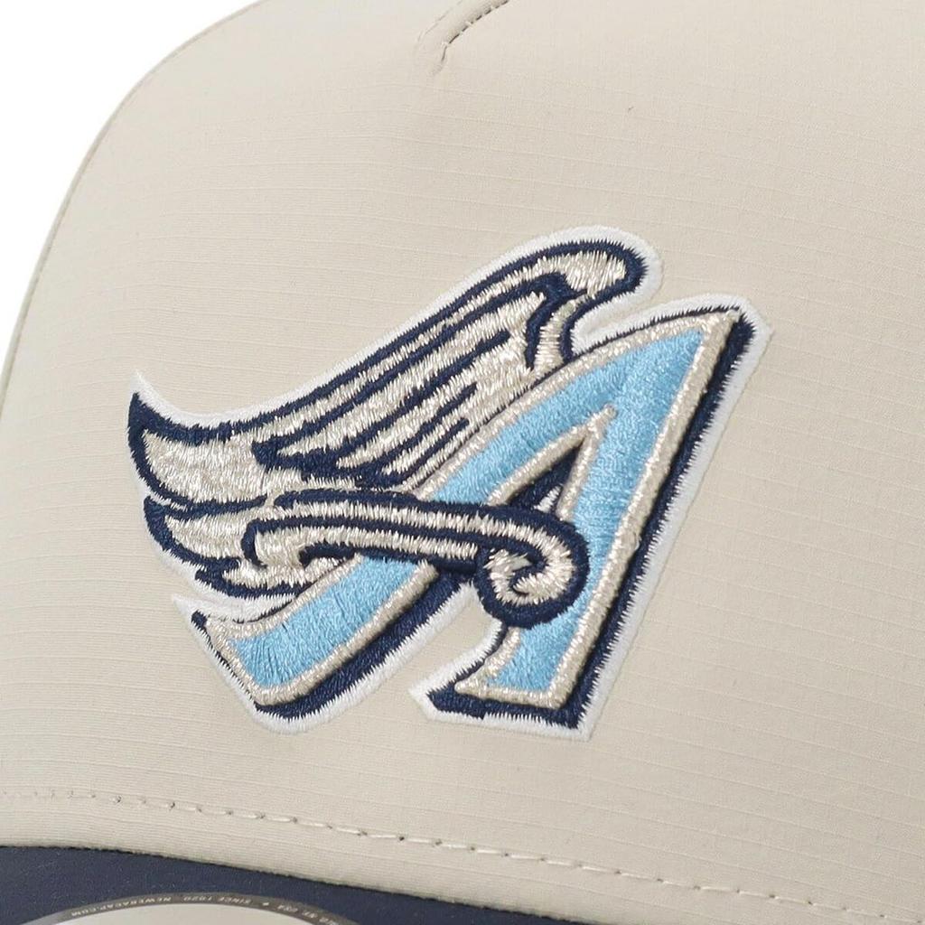 Кепка New Era 9FORTY на ремешке 14693849 NER36C3521 MLB Los Angeles Angels LAA Белый Бежевый БЕСПЛАТНЫЙ БОКОВОЙ ПАТЧ Эксклюзивная кепка ONSPOTZ 9FORTY 940 Боковой патч Унисекс