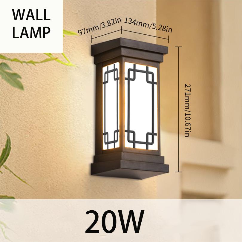 Светодиодный уличный настенный светильник Водонепроницаемый IP66 Датчик движения Светодиодное уличное освещение Подсветка для крыльца Балкон Садовое освещение Уличный настенный светильник