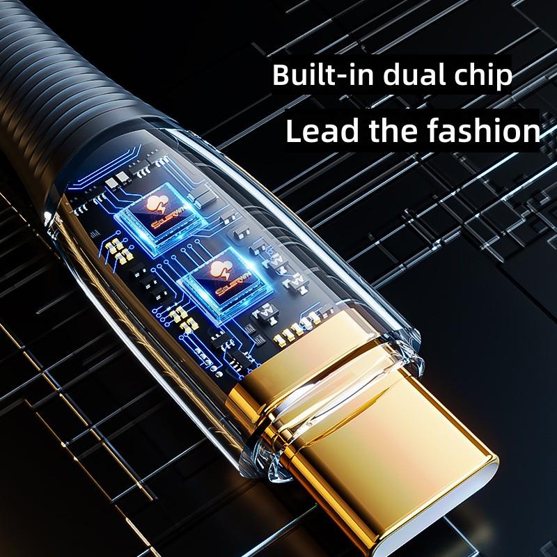 120W 6A USB To USB-C Cable Fast Charging Data Sync Wire for Xiaomi 13 Redmi Note 12 Samsung S23 S22 Type-C Charger Cables