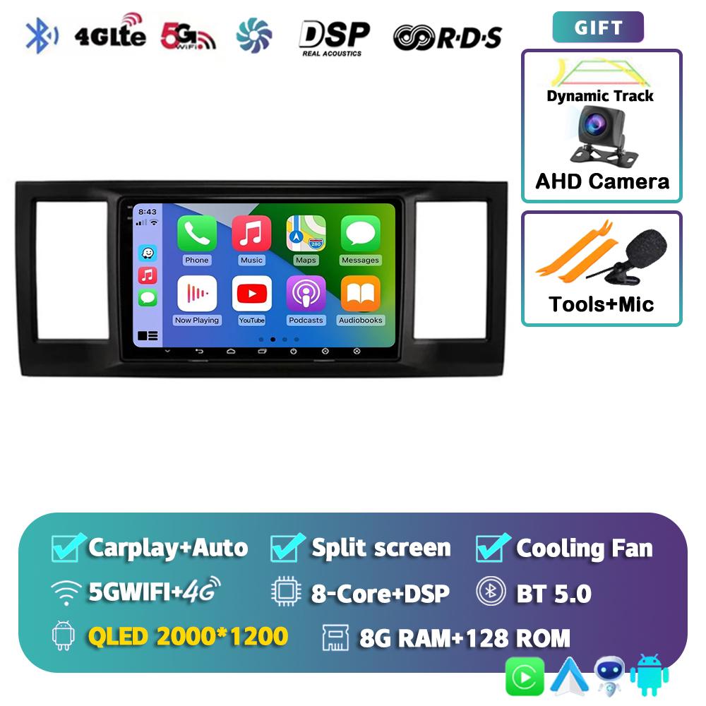 Android 14 Carplay Автомагнитола для VW Volkswagen Caravelle 6 T6 2015-2020 Мультимедийный Видеоплеер Навигация GPS Стерео Аудио