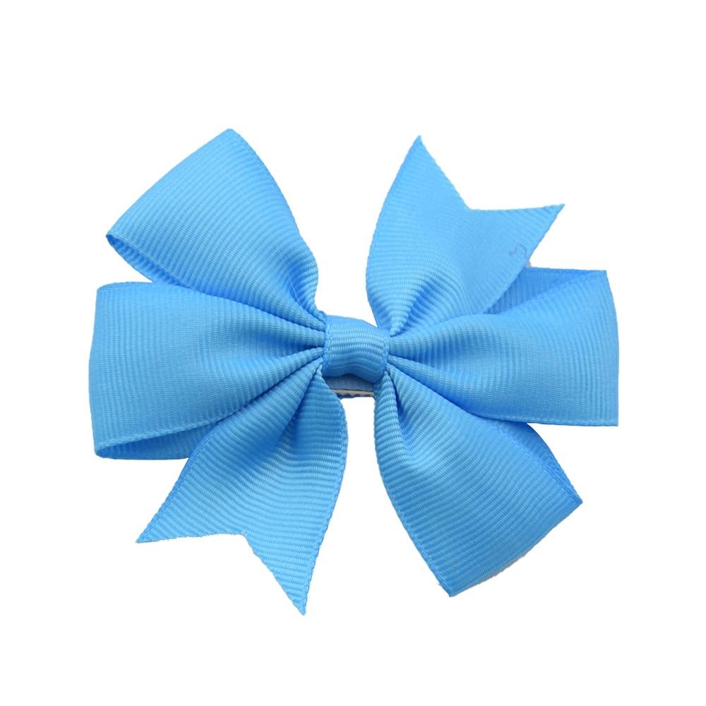 Детская заколка для волос V-образной формы, с ребристой лентой «ласточкин хвост», детская заколка-бант, аксессуары для волос, аксессуары-заколки для девочек