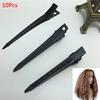 10Pcs Professional Metal Hair Clips Sectioning Salon Hairdressing Curling Grip