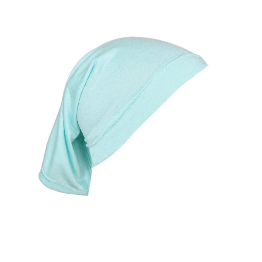 Breathable Mercerized Cotton Scarf with High Elasticity Solid Color Tube Cap MSL09