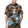 Harajuku Style Men Gift Trend Shirts Men's T Shirt Short Sleeve Y2k Clothes Anime 2024 Clothing Streetwear Summer