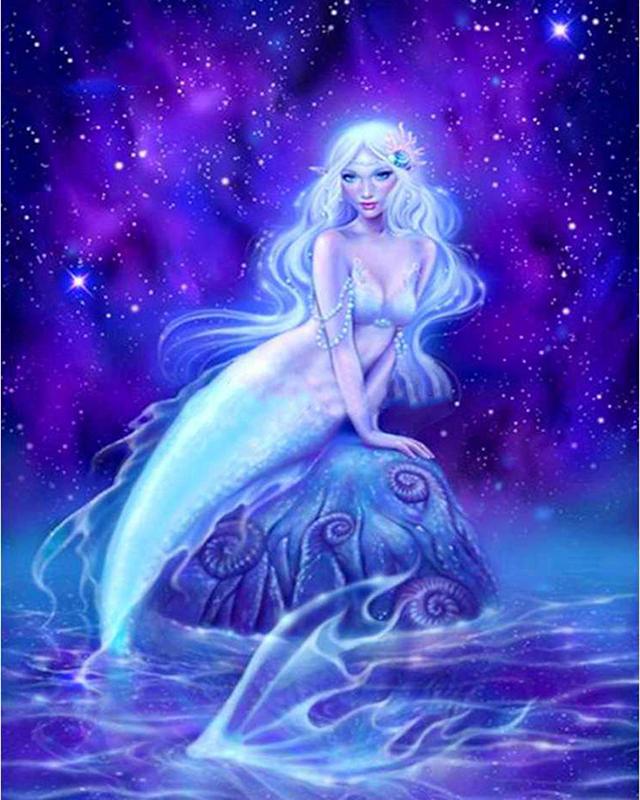 5D DIY Diamond Painting New Landscape Elves and Angels Diamond Embroidery Sale Animal Whale Rhinestones Mosaic Home Decor