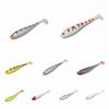 5PCS Artificial T-tail Soft Bait Silicone Biomimetic Fish Bait Mino Simulation Bait  Bass