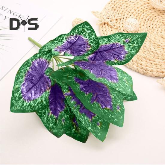 1 ветка изысканного мастерства, искусственное зеленое растение, не требует воды, полезно, 9 головок, искусственный лист периллы, украшение для искусственного растения