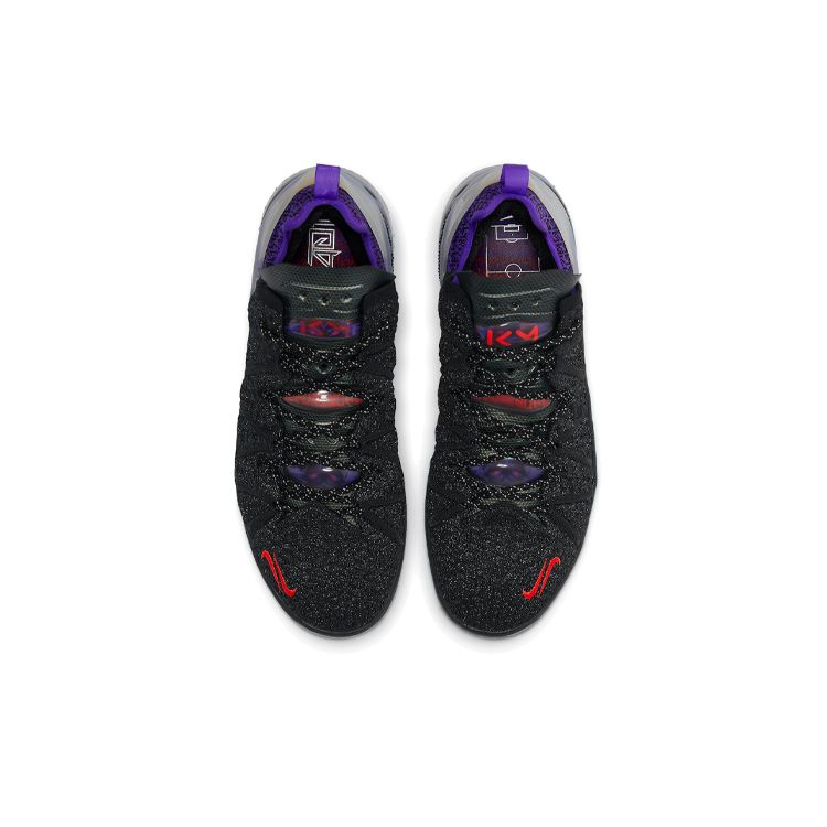 Килиан Мбаппе x Nike LeBron 18 NRG EP The Chosen 2 Мужские кроссовки Черный Ярко-фиолетовый Металлик-серебристый DB7644-001