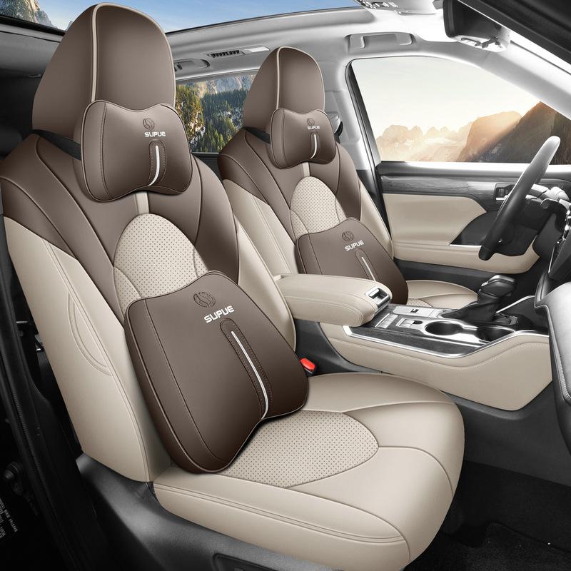 Индивидуальные чехлы на сиденья для Toyota Highlander 2022-2026: Полное покрытие для 7-местных и 5-местных автомобилей
