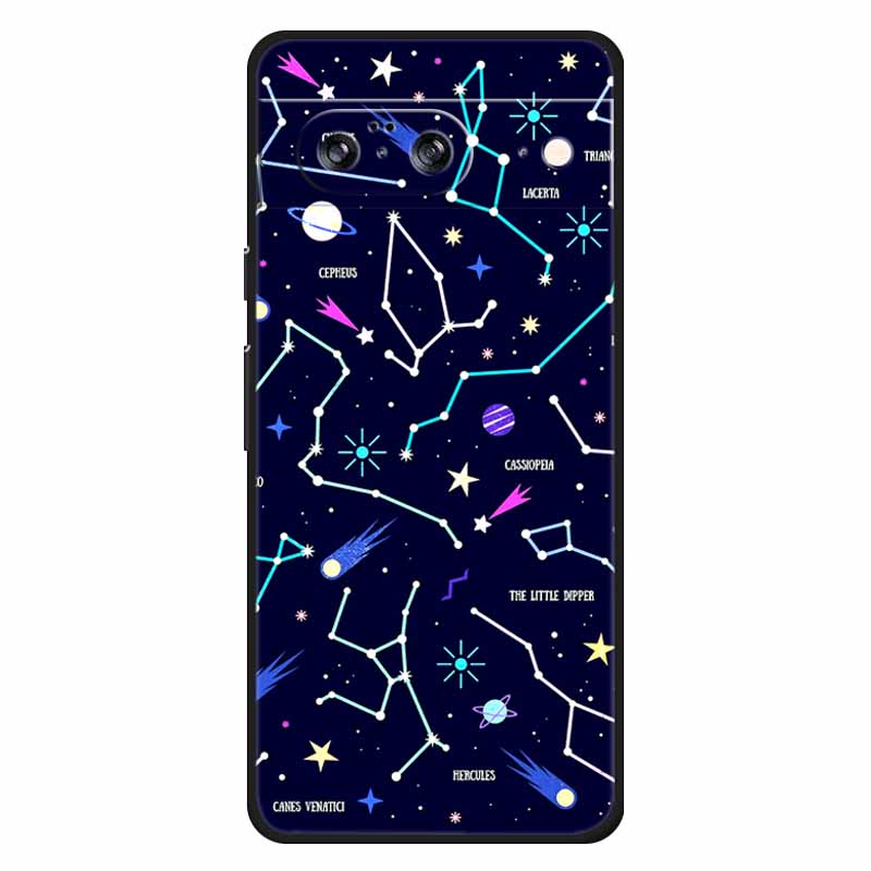 Для Google Pixel 8 / 8pro Чехол Мягкий Силикон Лев Сова Роскошные Задние Крышки Для Google Pixel 8 Pro Чехлы Pixel8 Мультяшные Корпуса