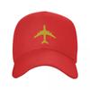 Airplane Baseball Cap Women Unisex Personalized Adjustable Adult Flight Pilot Aviation Aviator Dad Hat Outdoor Snapback Caps