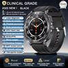 2025 New Accurate Measurement Uric Acid Blood Fat Blood Pressure Body Analysis Smart Watch ECG+PPG SmartWatch Men for IOS Android