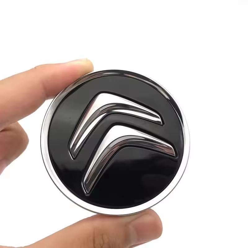 Колпачок ступицы колеса с логотипом Citroën, АБС + Металлический сплав, Крышка ступицы для C3 C4 C5 C1 Berling Xsara Picasso, Запасной набор эмблем на диск колеса