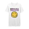 Футболка Nirvana Xerox Smile Face Logo Розовая Приталенная Высококачественная Роскошная Для Мужчин и Женщин Топ Y2k Лето 2026