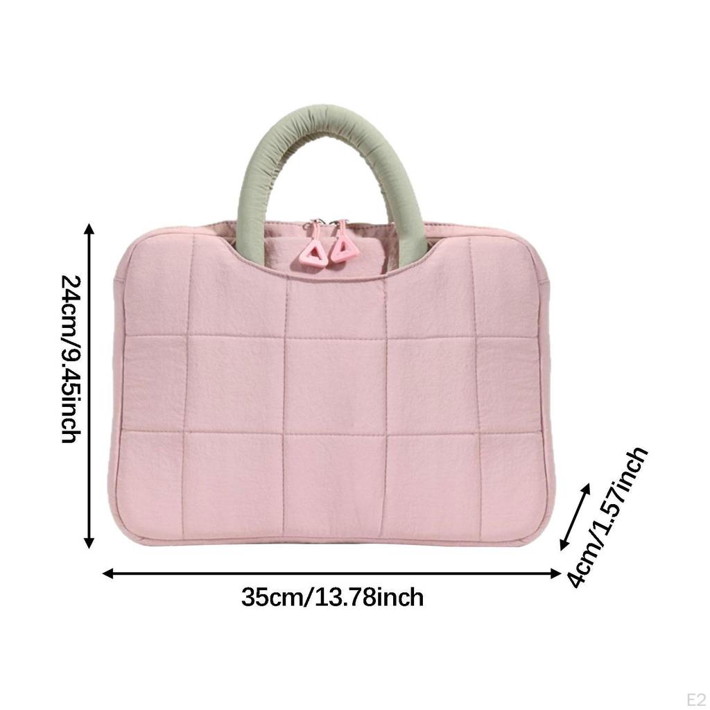 Laptop Briefcase for Women Computer Carrying Bag Smooth Zippers Casual Stylish Notebook Sleeve