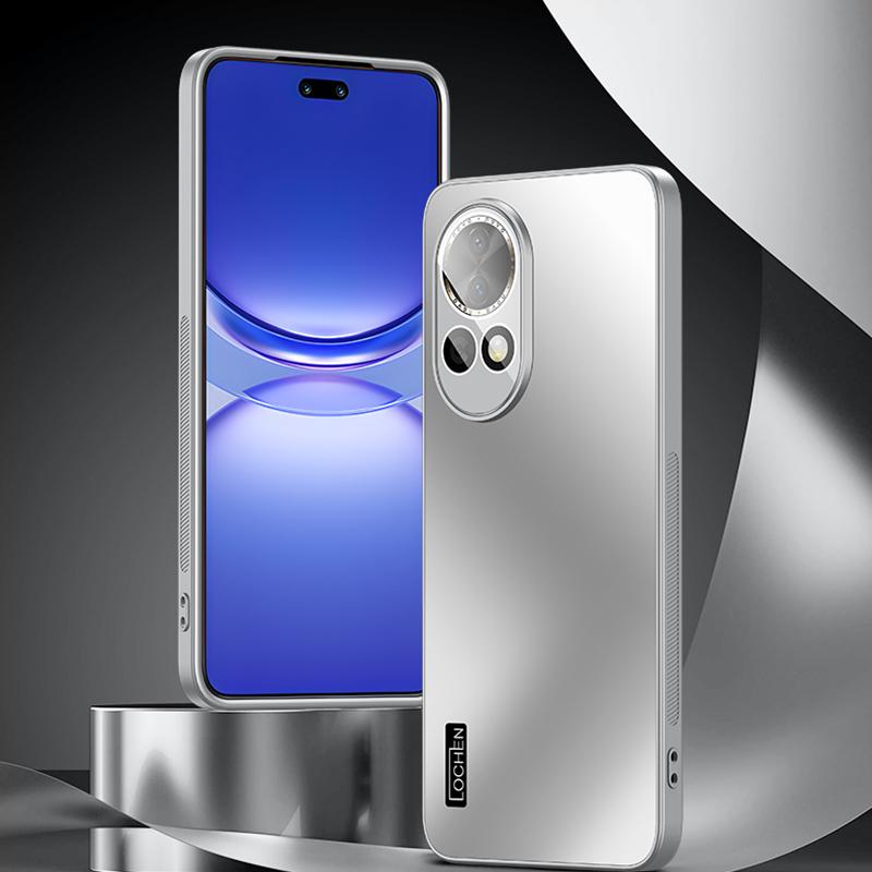 Для Huawei nova 12 12s 11 Lite Pro Ultra Dazzle Plating PC Shell Full Cover с пленкой для линз Super Anti Drop Silica gel Edge Anti-slip Case Protector