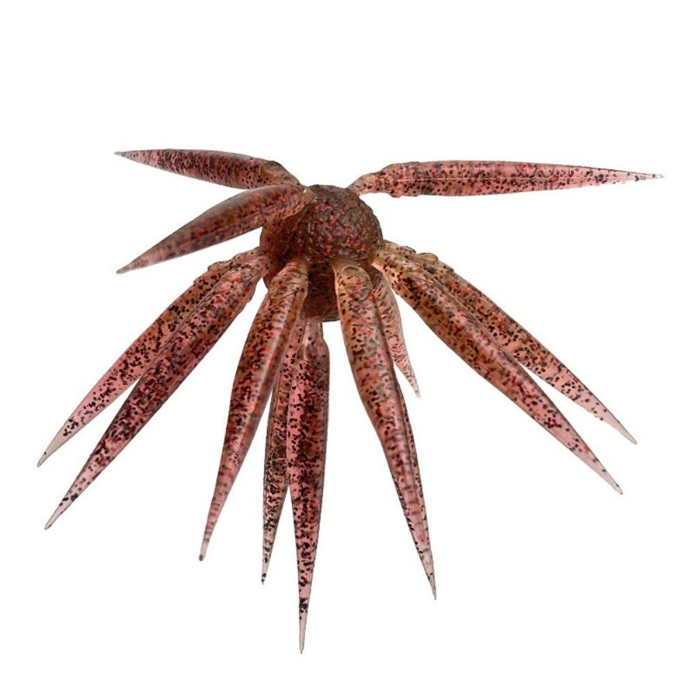 2pcs 17mm Length Sea Urchin Bait 8.8g Weight Bait-Cluster Lure Soft Elastomer Lure For Pike Fishing