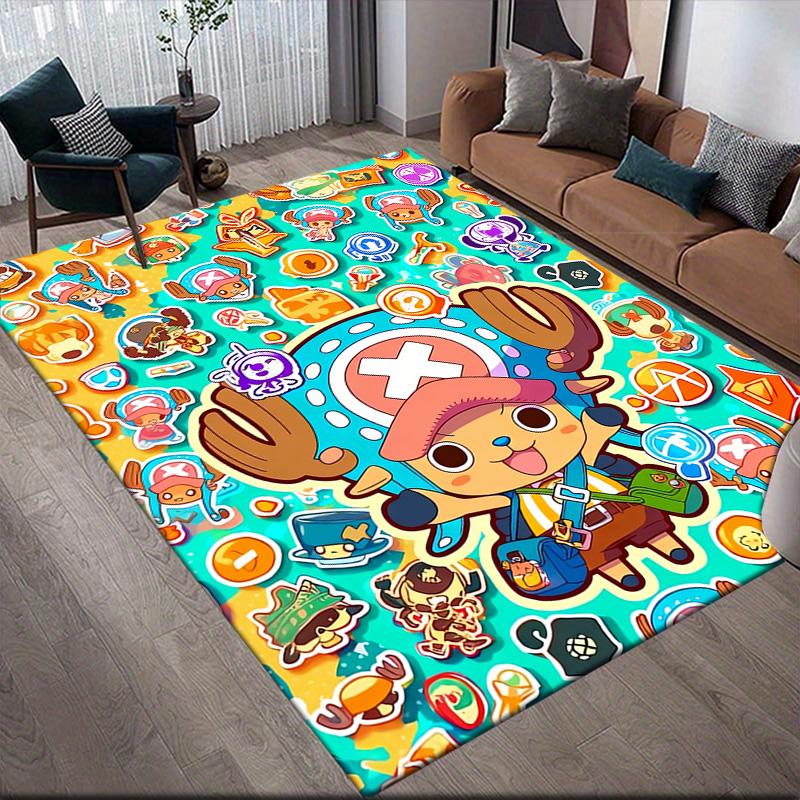 One Piece Chopper Anti-Slip Rug, Rectangular Carpet for Bedroom, Living Room & Sofa Zone, Ideal Home Decor